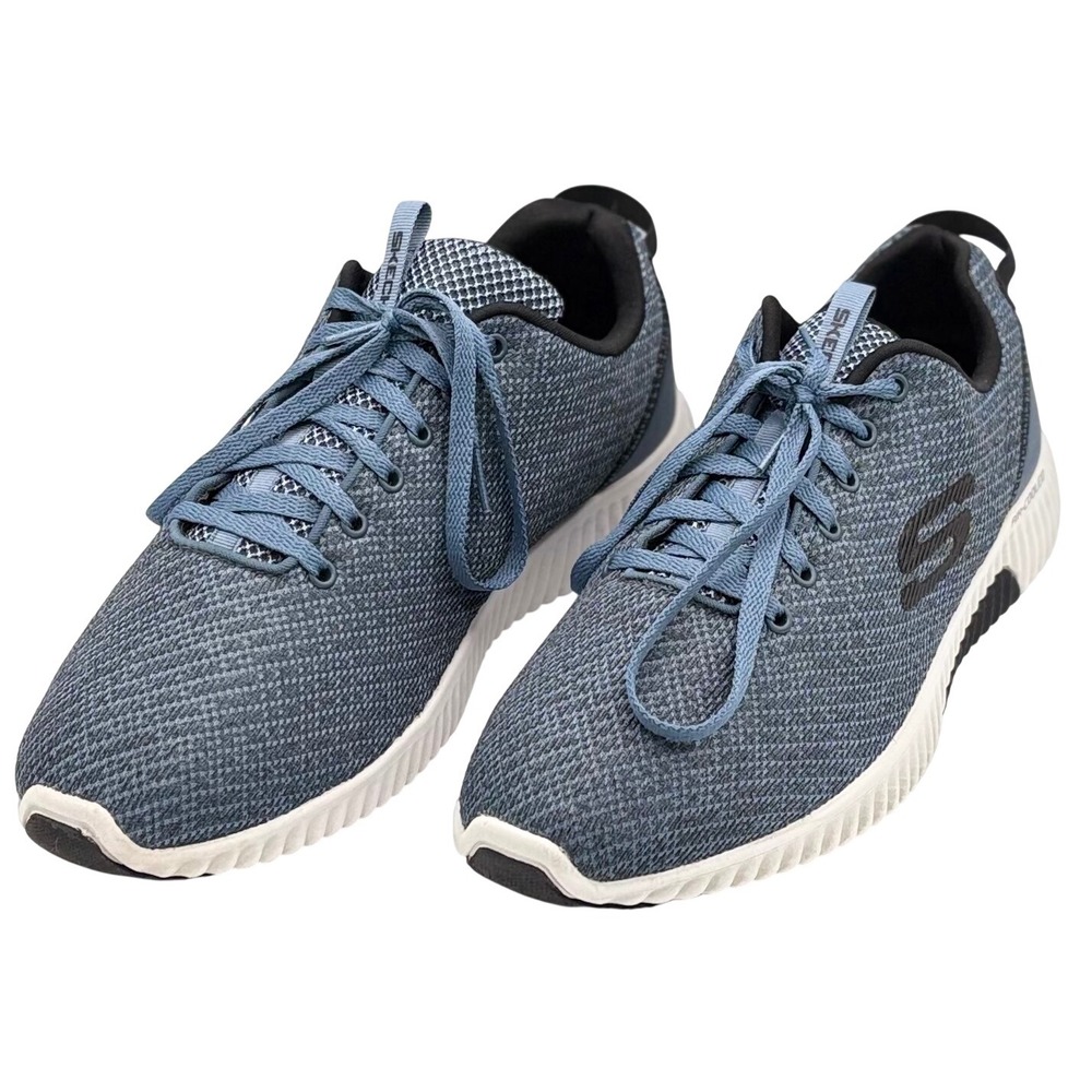 Skechers Paxmen Wildespell Lace-Up Sneakers Blue 52519 Men Size 10 Air-Cooled MF
